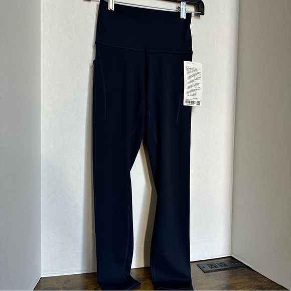 Lululemon Leggings Wunder Train HR Tight 25” Size 4 Pockets True Navy NWT - Picture 2 of 8